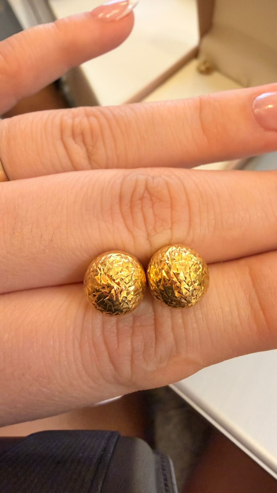 ARETES DE PELOTA 1.5GR